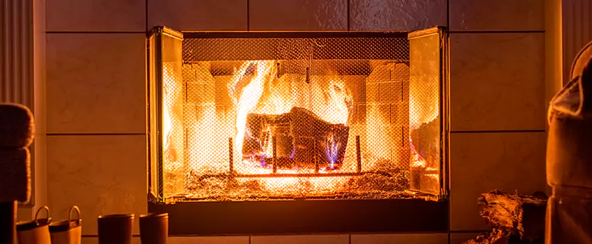 Mendota Hearth Landscape Fireplace Installation in Van Buren, Arkansas