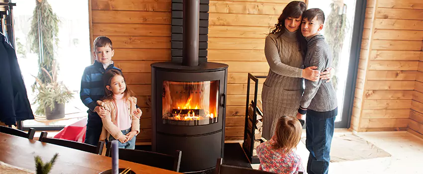 Morso Cast Iron Fireplace Insert Installation in East Moline, Illinois