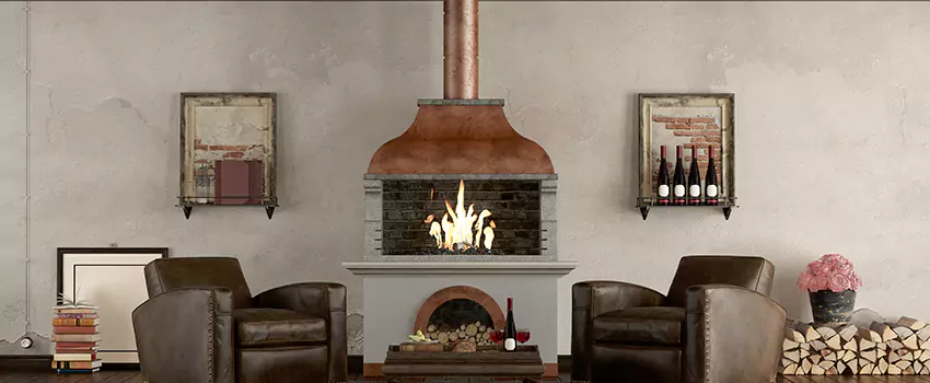 Thelin Hearth Products Providence Pellet Insert Fireplace Installation in Van Buren, AR